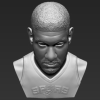 Tim Duncan bust 3D printing ready stl obj formats - Thumbnail 14