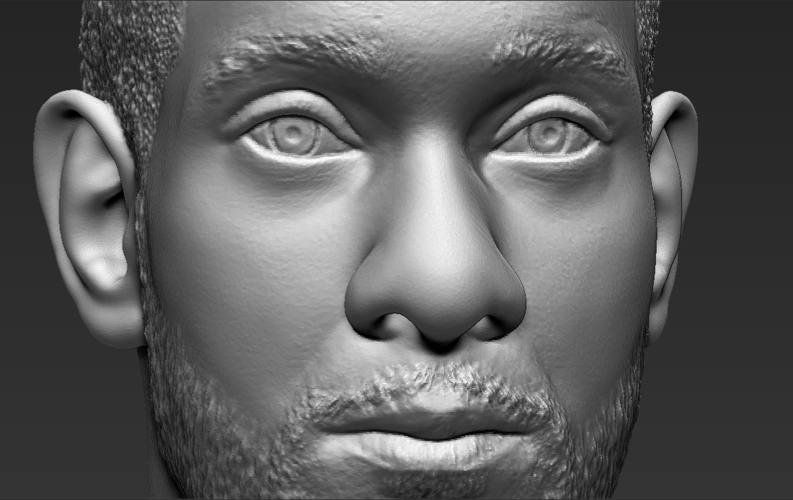 Tim Duncan bust 3D printing ready stl obj formats 3D Print 308902