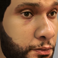 Tim Duncan bust ready for full color 3D printing - Thumbnail 10