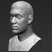 Tim Duncan bust ready for full color 3D printing - Thumbnail 13