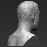Tim Duncan bust ready for full color 3D printing - Thumbnail 17