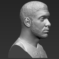 Tim Duncan bust ready for full color 3D printing - Thumbnail 19