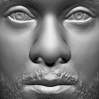 Tim Duncan bust ready for full color 3D printing - Thumbnail 21