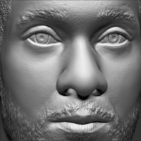 Tim Duncan bust ready for full color 3D printing - Thumbnail 22