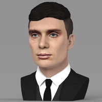 Tommy Shelby from Peaky Blinders bust for full color 3D printing - Thumbnail 2