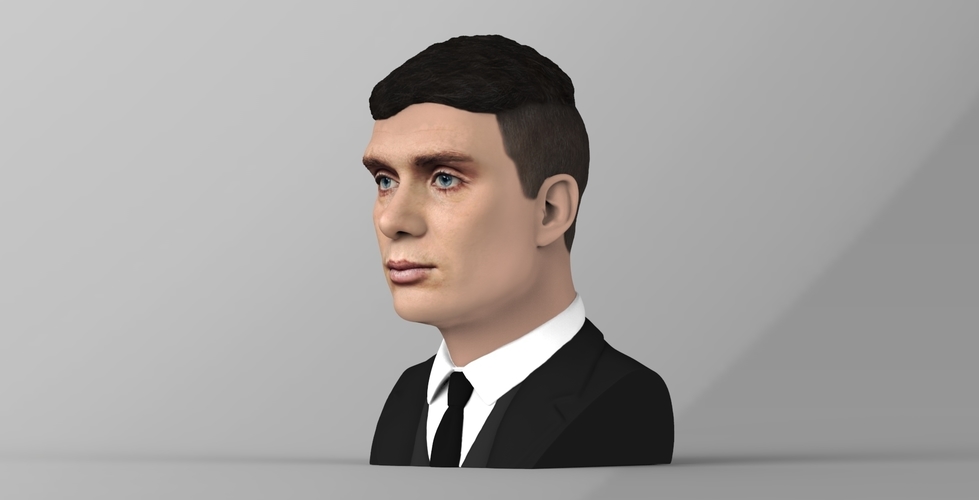 Tommy Shelby from Peaky Blinders bust for full color 3D printing 3D Print 309000