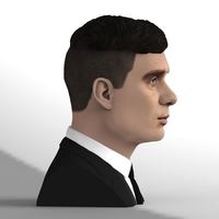 Tommy Shelby from Peaky Blinders bust for full color 3D printing - Thumbnail 8