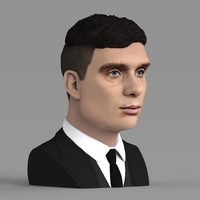 Tommy Shelby from Peaky Blinders bust for full color 3D printing - Thumbnail 9