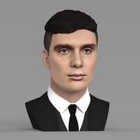 Tommy Shelby from Peaky Blinders bust for full color 3D printing - Thumbnail 10