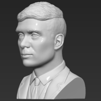 Tommy Shelby from Peaky Blinders bust for full color 3D printing - Thumbnail 14