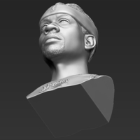 Allen Iverson bust 3D printing ready stl obj formats - Thumbnail 19