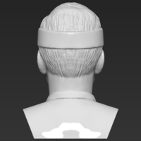 Roger Federer bust 3D printing ready stl obj formats - Thumbnail 6