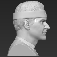 Roger Federer bust 3D printing ready stl obj formats - Thumbnail 8