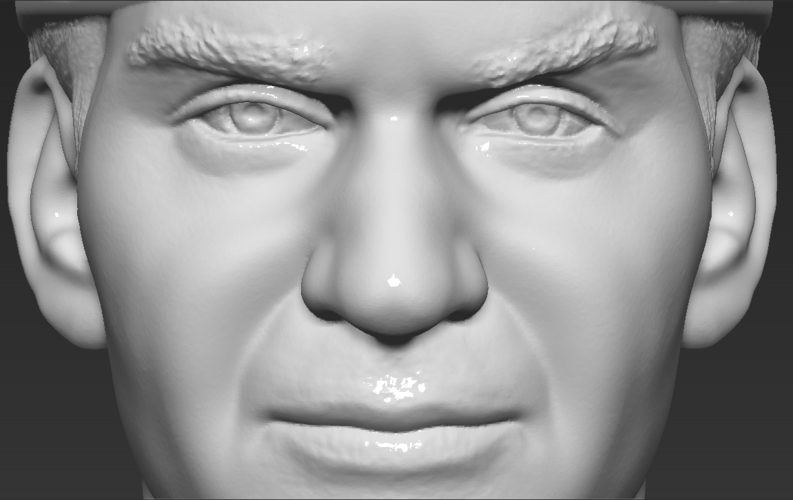 Roger Federer bust 3D printing ready stl obj formats 3D Print 309123