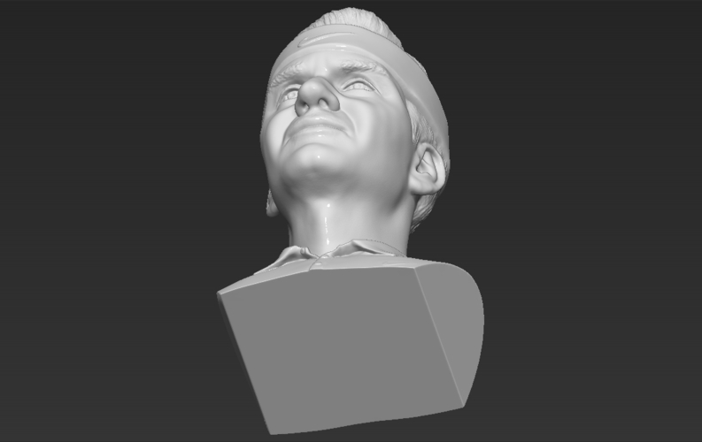 Roger Federer bust 3D printing ready stl obj formats 3D Print 309129