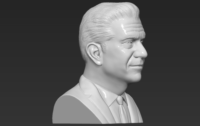 Mel Gibson bust 3D printing ready stl obj formats 3D Print 309246