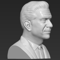 Mel Gibson bust 3D printing ready stl obj formats - Thumbnail 9