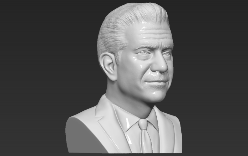 Mel Gibson bust 3D printing ready stl obj formats 3D Print 309247
