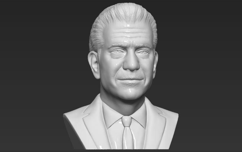 Mel Gibson bust 3D printing ready stl obj formats 3D Print 309248