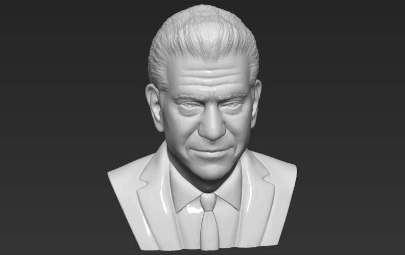 Mel Gibson bust 3D printing ready stl obj formats 3D Print 309249