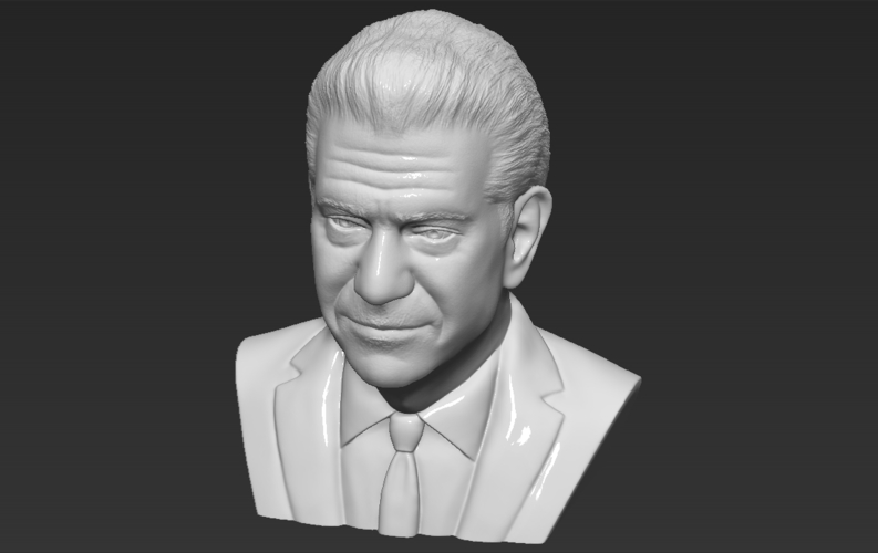 Mel Gibson bust 3D printing ready stl obj formats 3D Print 309250