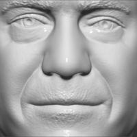 Mel Gibson bust 3D printing ready stl obj formats - Thumbnail 16