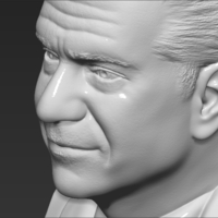 Mel Gibson bust 3D printing ready stl obj formats - Thumbnail 18