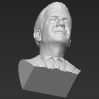 Mel Gibson bust 3D printing ready stl obj formats - Thumbnail 20
