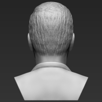 George Clooney bust 3D printing ready stl obj formats - Thumbnail 6