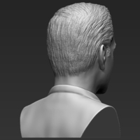 George Clooney bust 3D printing ready stl obj formats - Thumbnail 7