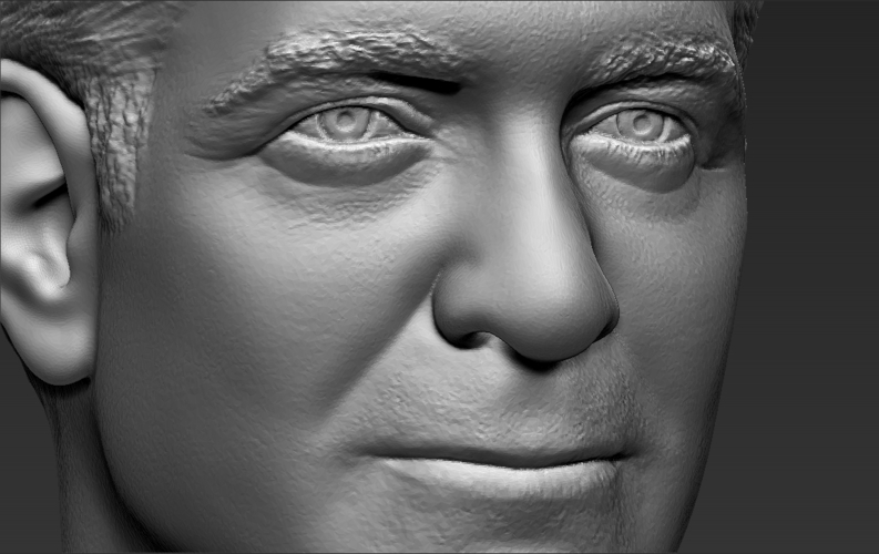 George Clooney bust 3D printing ready stl obj formats 3D Print 309338