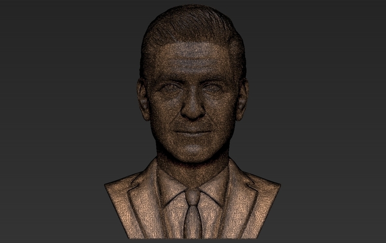 George Clooney bust 3D printing ready stl obj formats 3D Print 309343