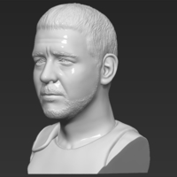 Gladiator Russell Crowe bust 3D printing ready stl obj formats - Thumbnail 3