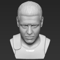 Gladiator Russell Crowe bust 3D printing ready stl obj formats - Thumbnail 13