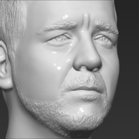 Gladiator Russell Crowe bust 3D printing ready stl obj formats - Thumbnail 16