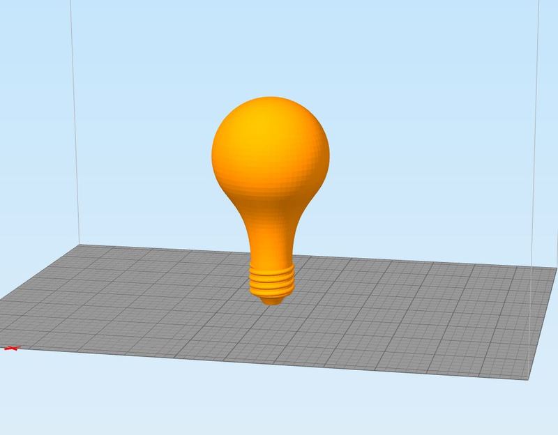 3D Printed Light Bulb - Pinshape