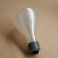 3D Printed Light Bulb - Thumbnail 3