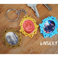 Baroque photoframe Keychain - Thumbnail 1