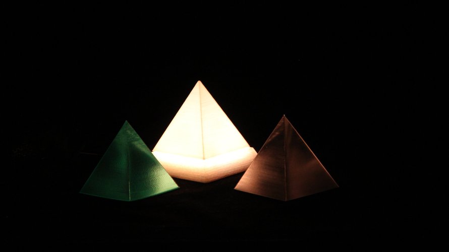 Pyramid Power IOT LED Light 3D Print 30976