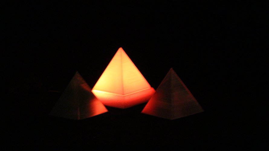 Pyramid Power IOT LED Light 3D Print 30977