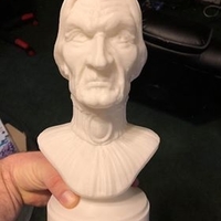 Haunted Mansion Aunt Lucretia 3D Printable Bust - Thumbnail 4