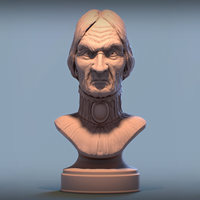 Haunted Mansion Aunt Lucretia 3D Printable Bust - Thumbnail 6