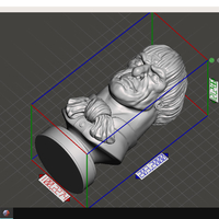 Haunted Mansion Uncle Lucius 3D Printable Bust - Thumbnail 7