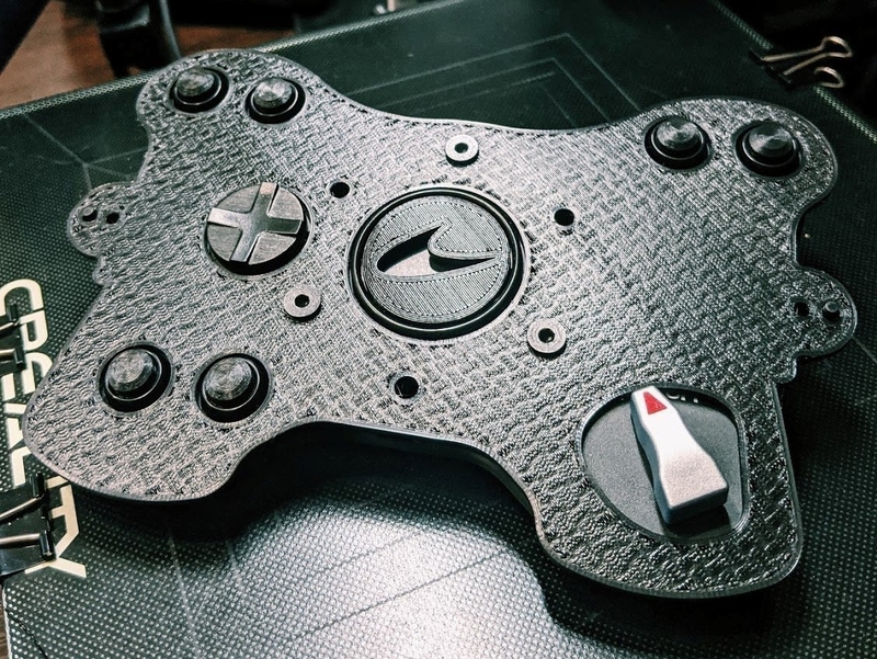 Thrustmaster T300 GTE Front Button Plate