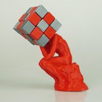 The Thinker / Rubik's Cube  - Thumbnail 2
