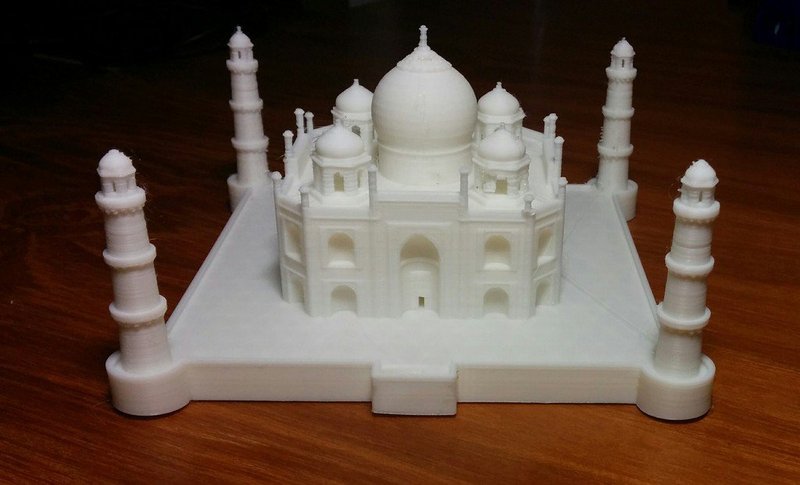 Nicely detailed model of the Taj Mahal