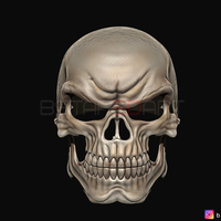 Ghost Rider mask -Danny Ketch - Marvel comics 3D print model - Thumbnail 5