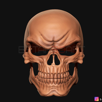 Ghost Rider mask -Danny Ketch - Marvel comics 3D print model - Thumbnail 13
