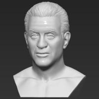 Sylvester Stallone Rocky Balboa bust 3D printing ready - Thumbnail 2