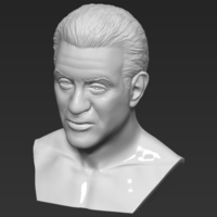 Sylvester Stallone Rocky Balboa bust 3D printing ready - Thumbnail 13
